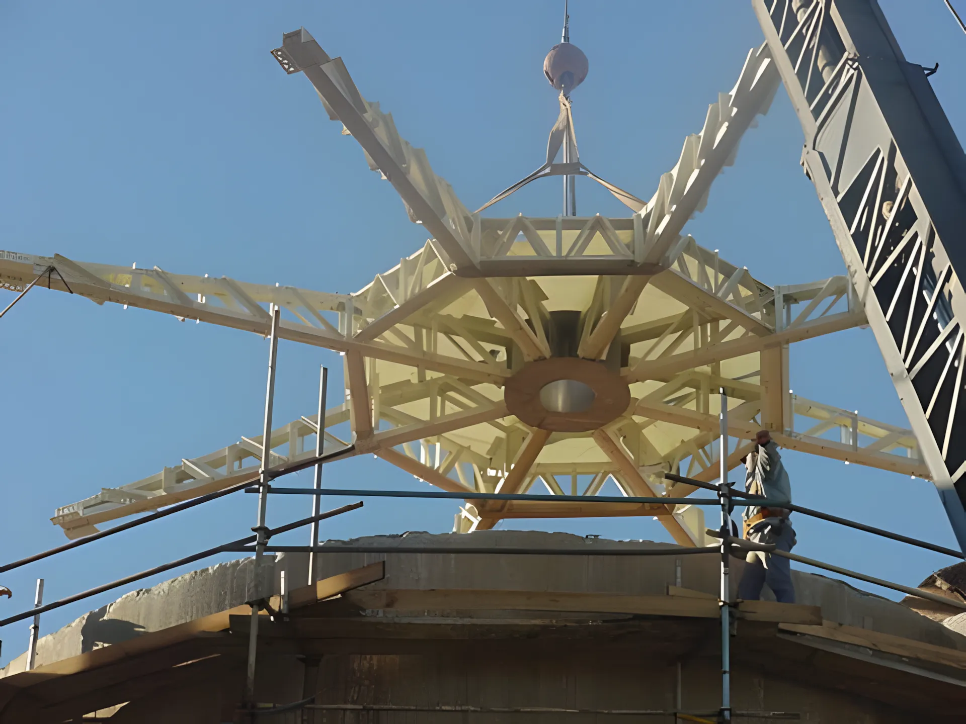Techo silo pasta celulosa